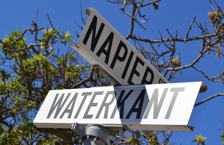 De Waterkant Village - signpost 